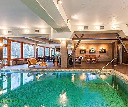 Кедровые сауны с бассейном