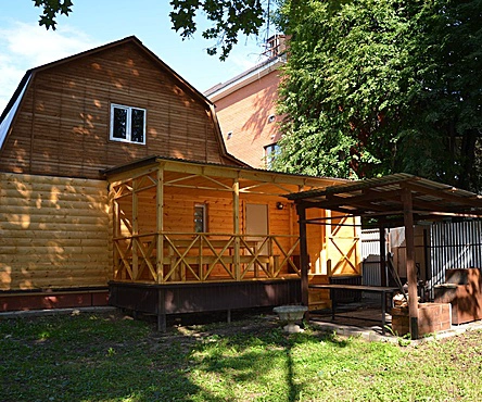 Русская баня на дровах