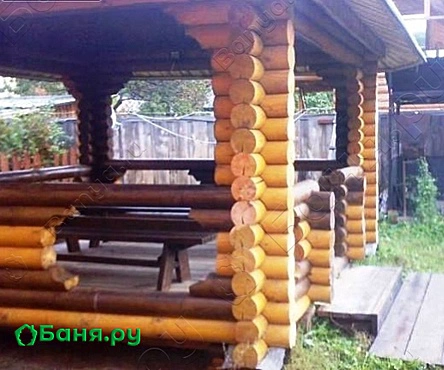 Баня с бассейном