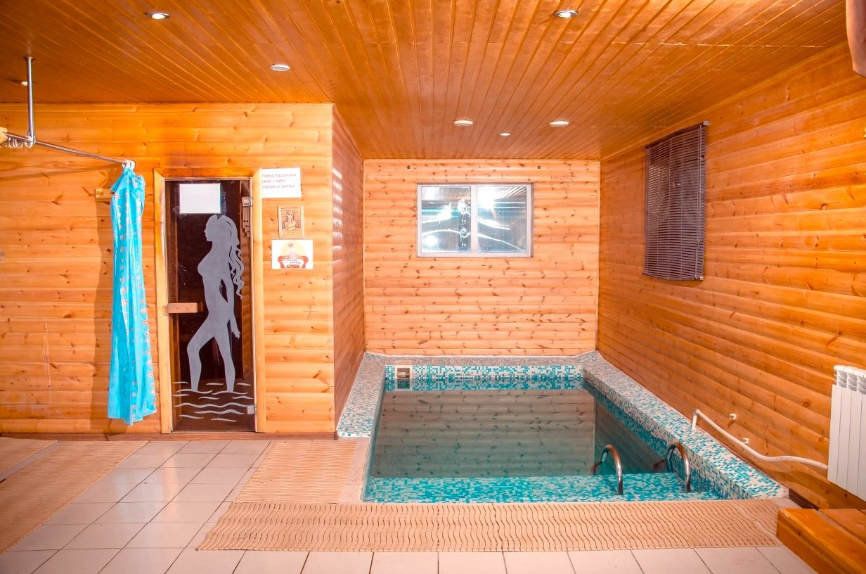 Баня на дровах Аквамарин