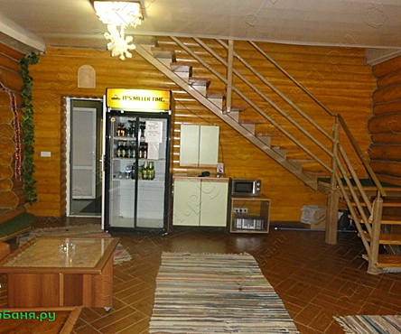 Баня в большом коттедже