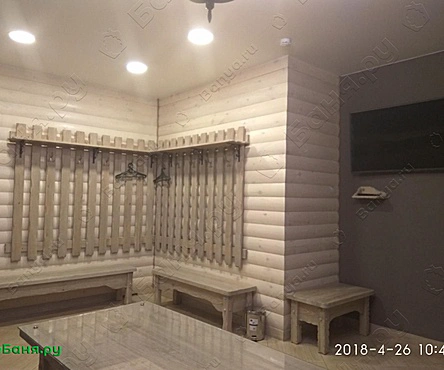 Сауна с маленьким бассейном