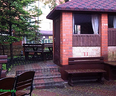 Сауна с бассейном