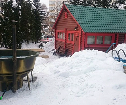 Русская баня-сруб