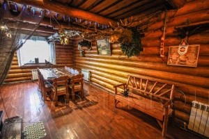 Баня на дровах в Сновицах