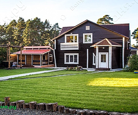 Русская баня и коттедж