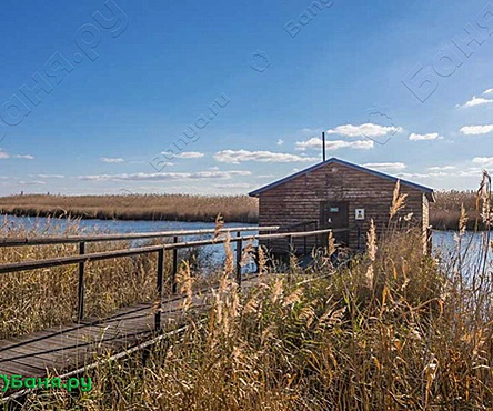 Баня с выходом на реку