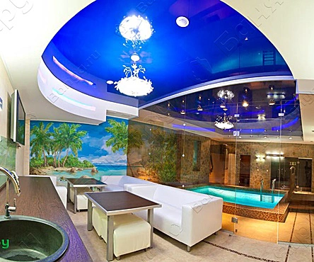 Сауна с бассейном