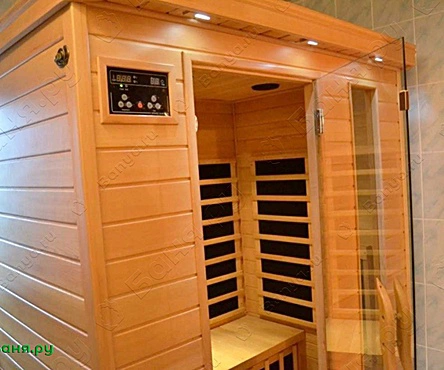 Банный домик с инфракрасной сауной