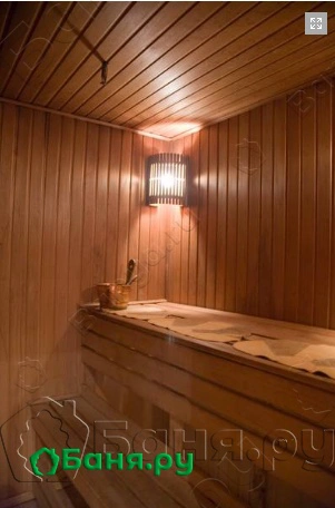 Сауна с камином