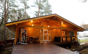 Баня на дровах Глинки