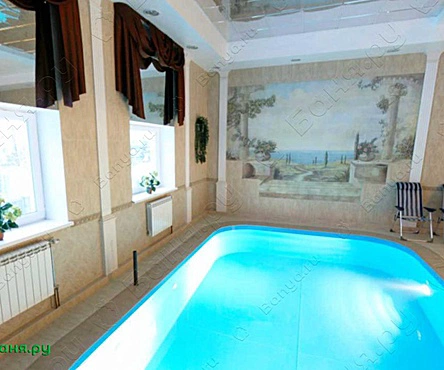 Сауна в большом коттедже