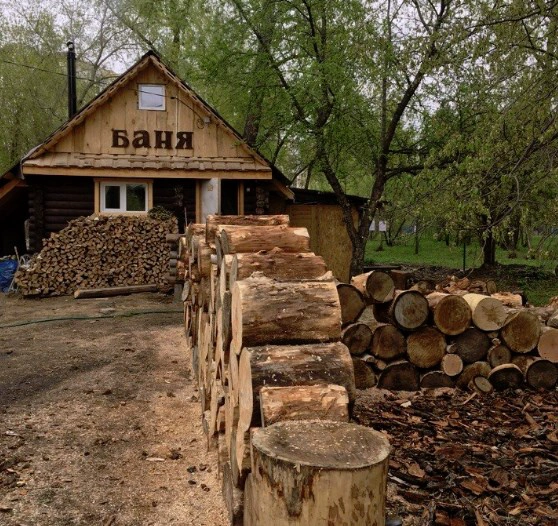 Баня этно-парка Ферма