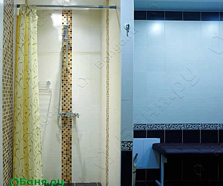 Финская сауна с бассейном