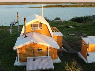 Баня турбазы Любимый Остров