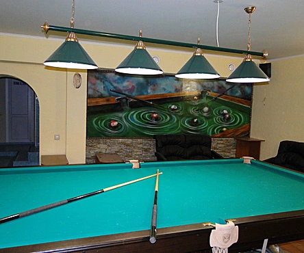 Зал с русской баней