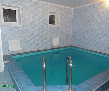 Баня в малом коттедже