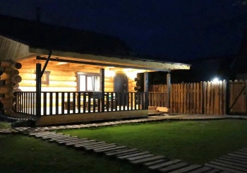 Живая баня на дровах