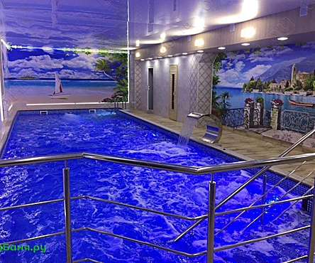 Сауна с бассейном