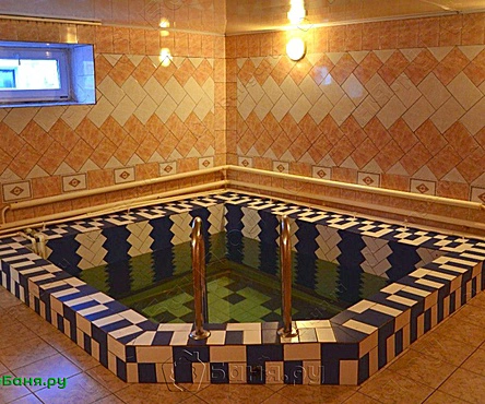 Сауна с бассейном