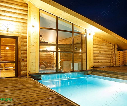 Коттедж с баней Скандинавия