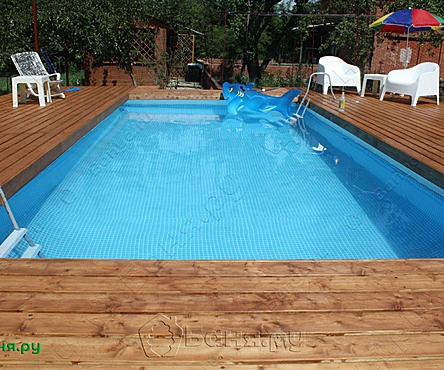 2 беседки у малого бассейна