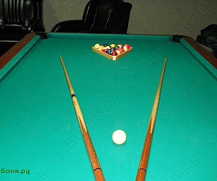 Сауна с бильярдом