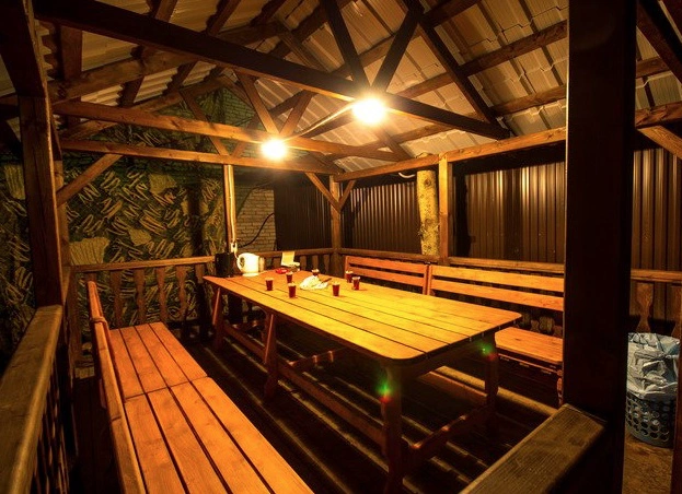 Сауна в пейнтбольном клубе Пирамида