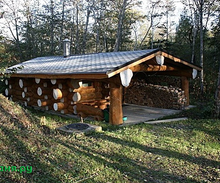 Баня на дровах с Чаном