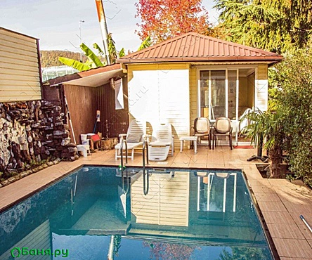 Баня на дровах 