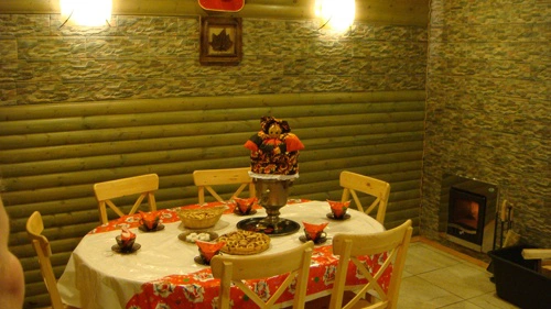 Баня на дровах Деревенька 