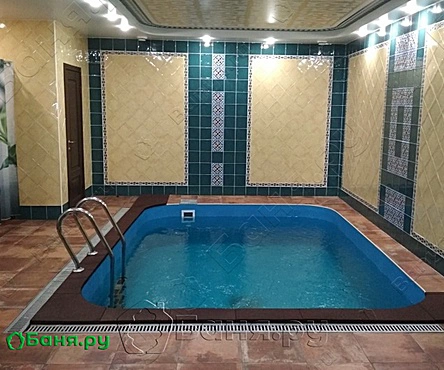 Баня русская с бассейном 