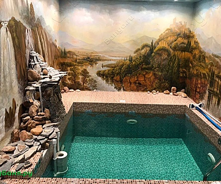 Сауна с бассейном