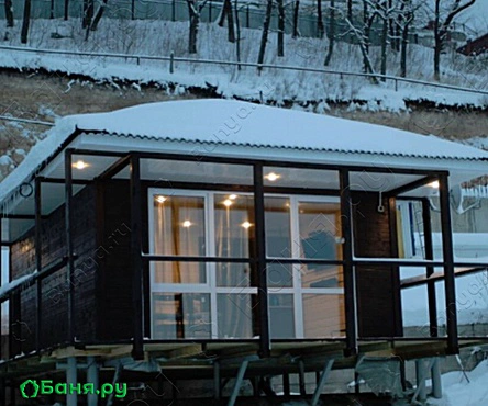 Баня на дровах 