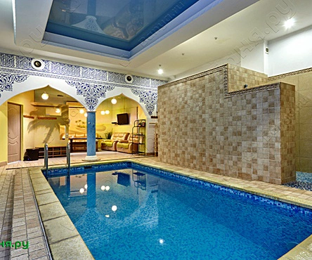 Сауна с бассейном