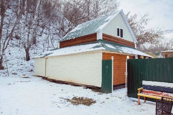 Баня на берегу Волги