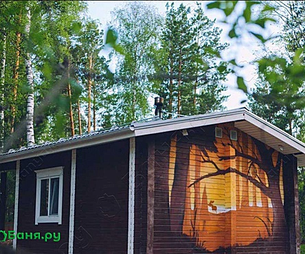 Баня маленькая Охотник