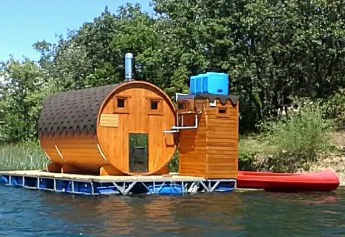 Плавучая баня КарьерЪ Гасфорта