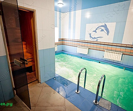 Сауна с бассейном