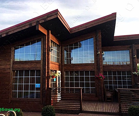 Коттедж с баней по-черному Шале