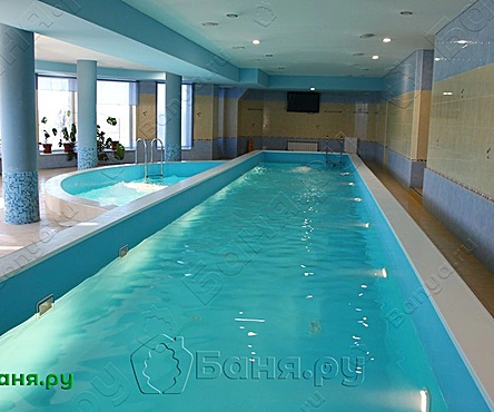 Сауна с бассейном