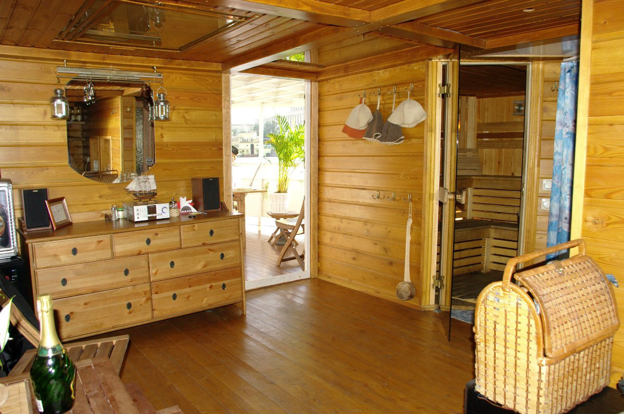 Сауна на теплоходе 