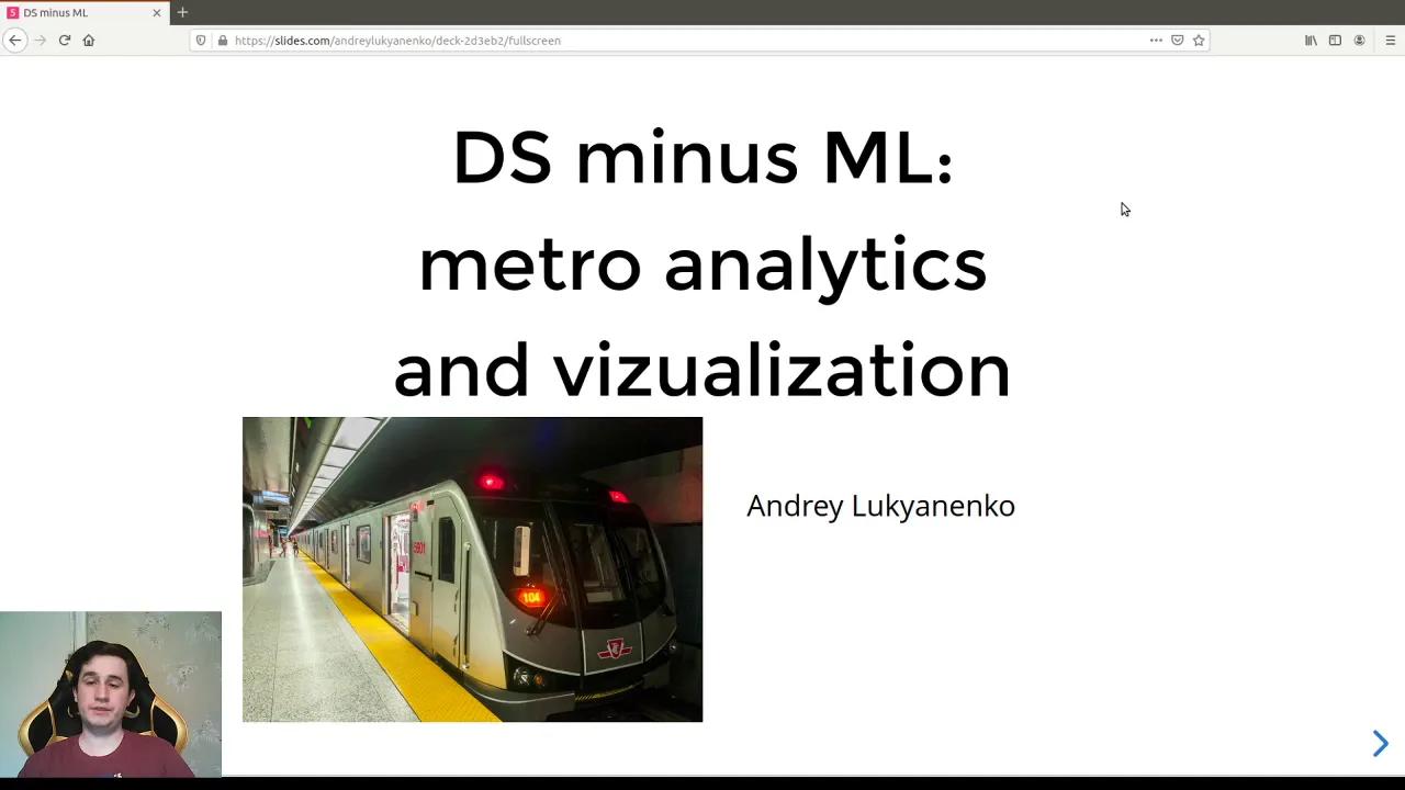 Metro analytics and visualization