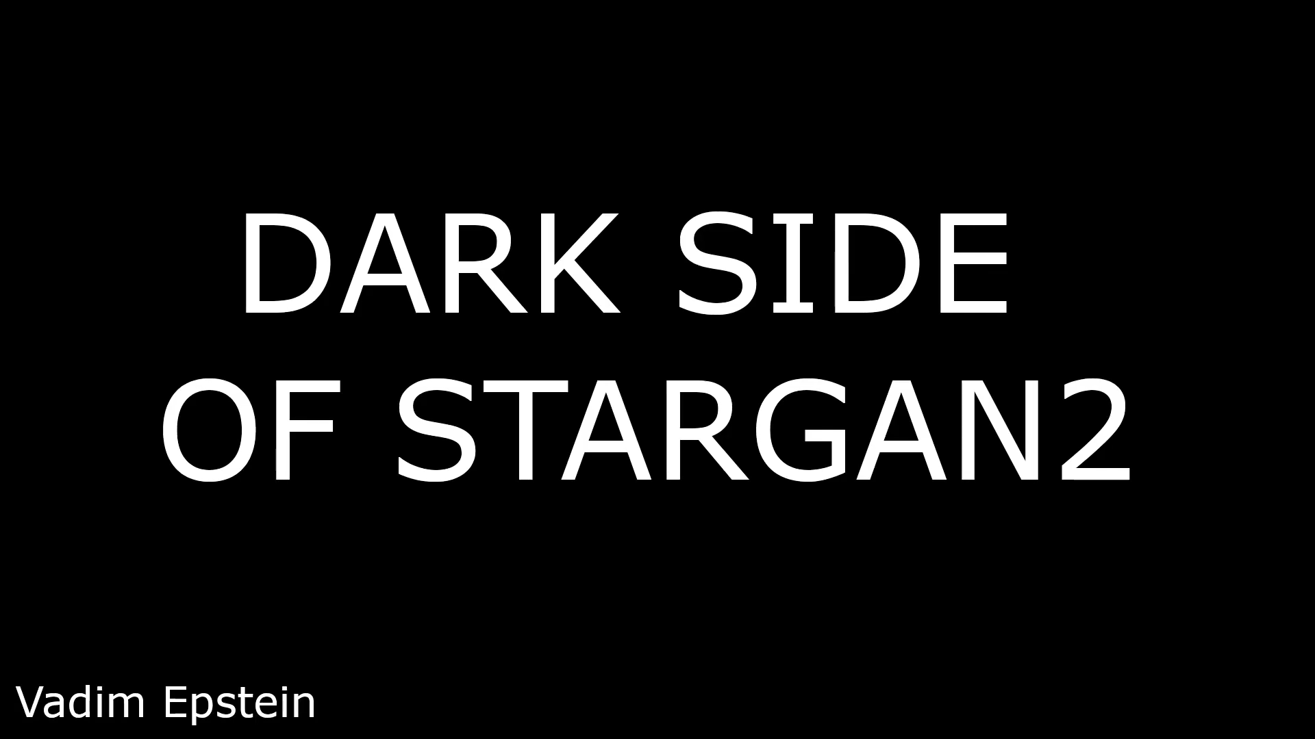 Dark side of StarGAN2