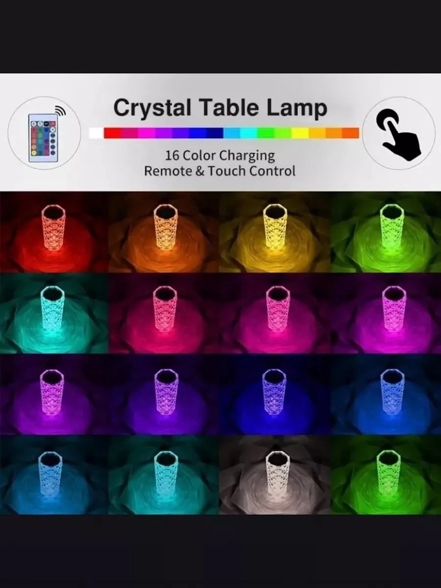 Светильник настольный декоративный ночник RGB OG-LDP32