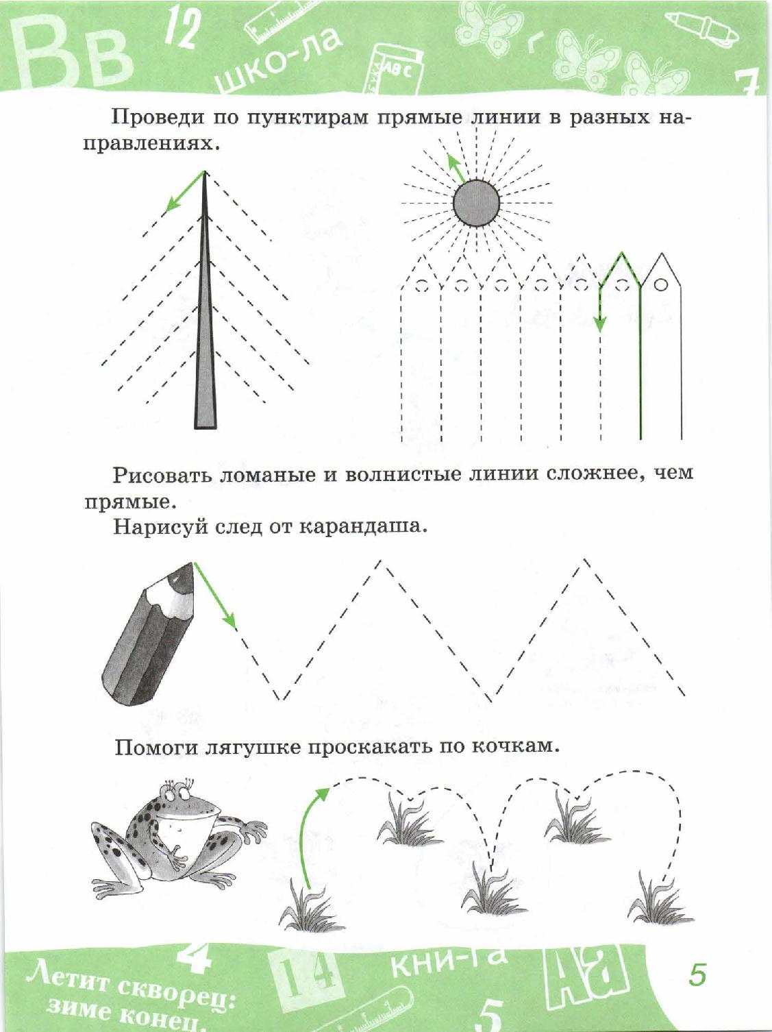 Горизонтальные и вертикальные линии