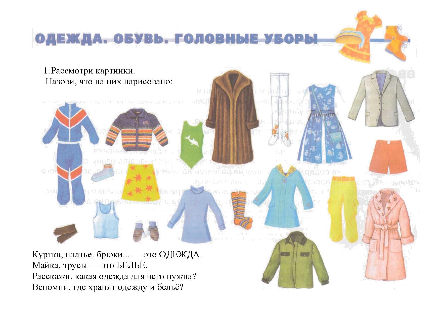 Сезонная одежда презентация для детей
