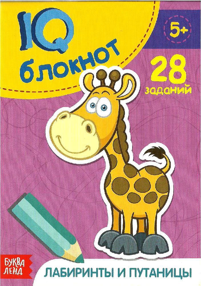 IQ блокнот. Лабиринты и путаницы