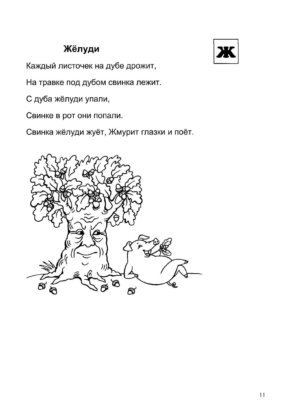 Загадка про желудь