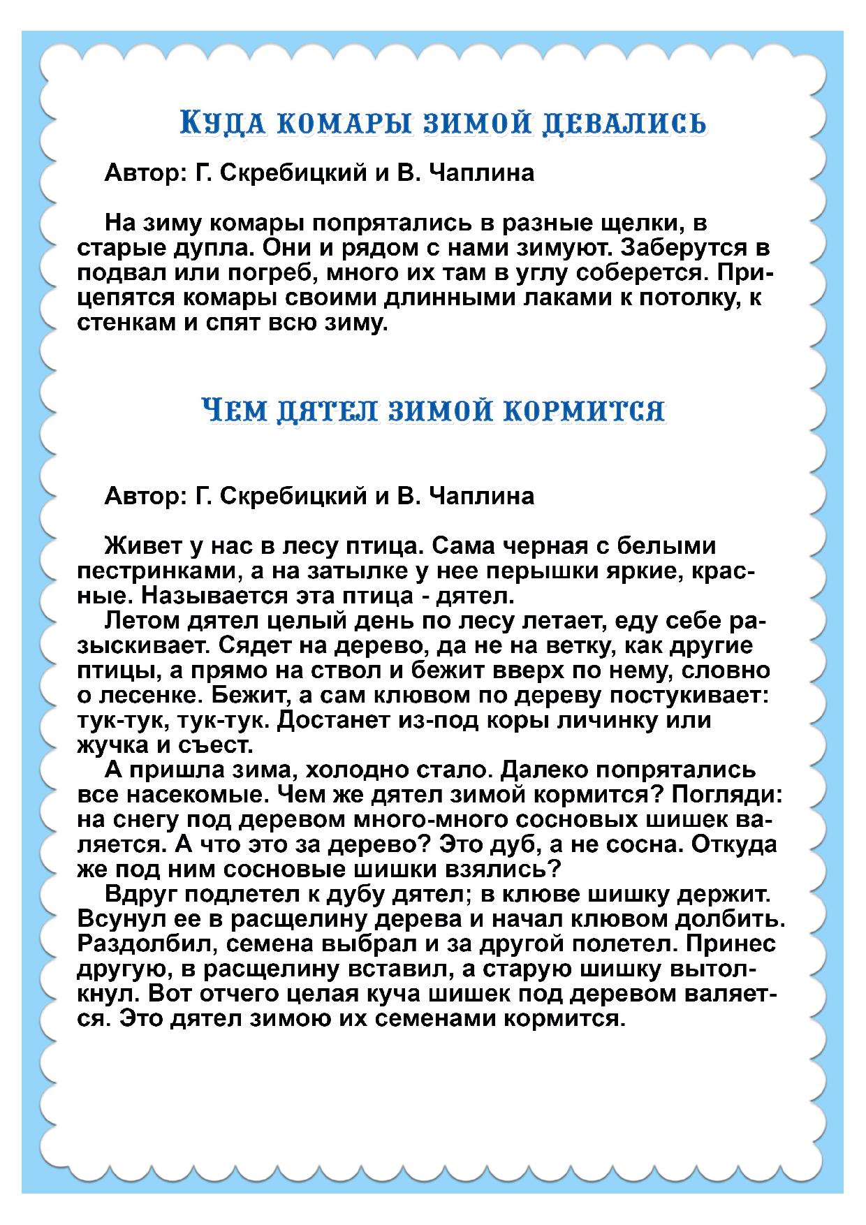 Рассказы О Зиме
